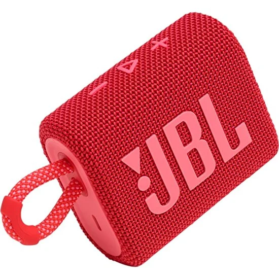 JBL Go 3 Taşınabilir Bluetooth Hoparlör – Kırmızı